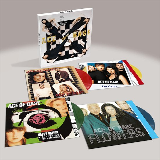 All That She Wants - The Classic Albums (Green / Red / Blue / Yellow Vinyl) - Ace of Base - Musiikki - DEMON RECORDS (BOX SET) - 5014797901568 - perjantai 3. heinäkuuta 2020