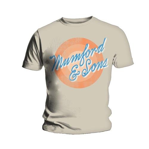 Mumford & Sons Unisex T-Shirt: Sun Script - Mumford & Sons - Produtos - ROFF - 5023209637568 - 15 de janeiro de 2015