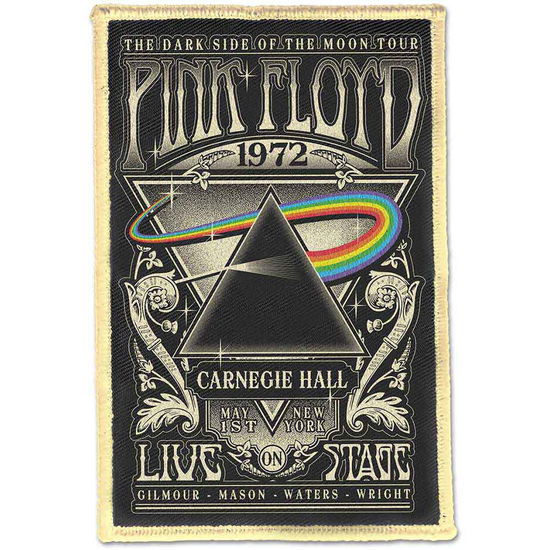 Pink Floyd Standard Woven Patch: Carnegie Hall - Pink Floyd - Merchandise -  - 5056368624568 - 