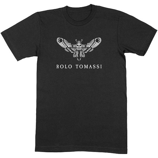 Rolo Tomassi Unisex T-Shirt: Moth Logo - Rolo Tomassi - Fanituote -  - 5056561009568 - 