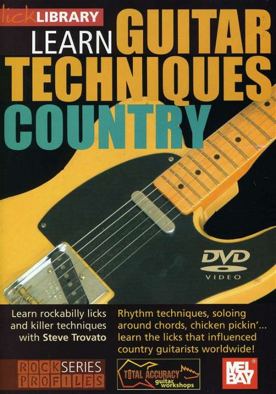 Cover for Instructional · Learn Guitar Techniques -country / Ntsc/by Steve Trovato (DVD) (2008)