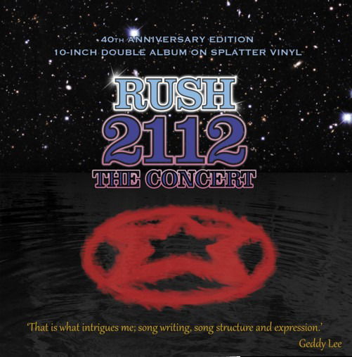 2112: the Concert (2x10-inch) - Rush - Muziek - ROCK/POP - 5060420345568 - 9 oktober 2020