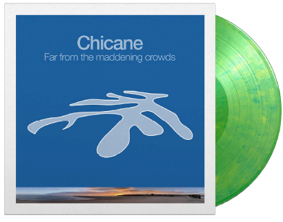 Cover for Chicane · Far From The Maddening Crowds (LP) [Green &amp; Yellow  Marbled edition] (2023)
