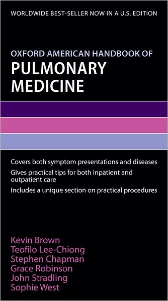 Cover for Kevin Brown · Oxford American Handbook of Pulmonary Medicine - Oxford American Handbooks of Medicine (Book) (2009)