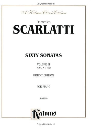 Cover for Domenico Scarlatti · Sixty Sonatas, Vol 2 (Paperback Bog) [A Kalmus Classic, Urtext edition] (1985)