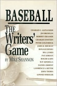 Cover for Mike Shannon · Baseball:the Writers Guide CB (Book) (1992)