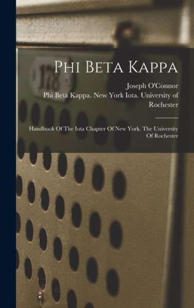 Cover for Phi Beta Kappa New York Iota Univer · Phi Beta Kappa (Book) (2022)