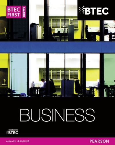 Cover for Carol Carysforth · BTEC First Business Award Student Book - BTEC First Business (Paperback Book) (2012)