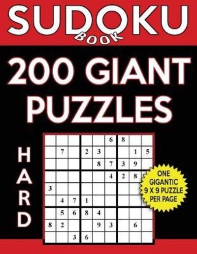 Cover for Sudoku Book · Sudoku Book 200 Hard Giant Puzzles (Pocketbok) (2017)