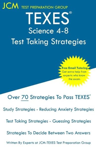 Cover for Jcm-Texes Test Preparation Group · TEXES Science 4-8 - Test Taking Strategies (Paperback Book) (2019)