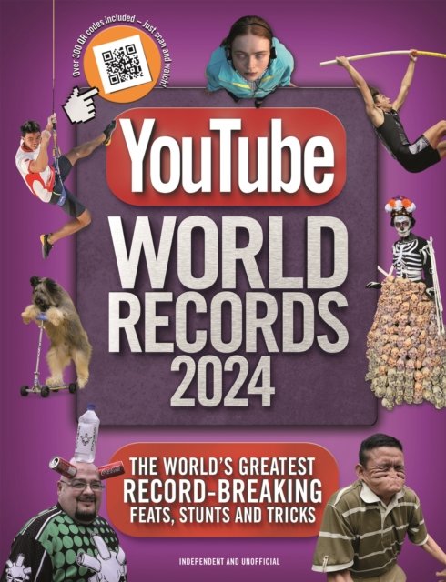 Cover for Adrian Besley · YouTube World Records 2024: The Internet's Greatest Record-Breaking Feats (Gebundenes Buch) [Updated edition] (2023)