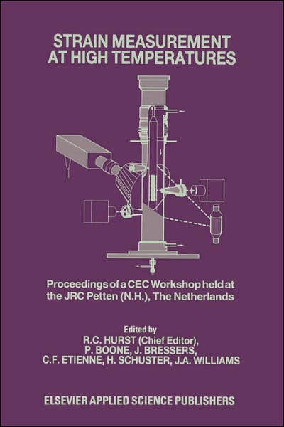 Cover for R C Hurst · Strain Measurement at High Temperatures (Hardcover Book) (1986)