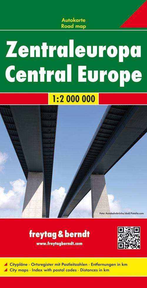 Central Europe Road Map 1:2 000 000 - Freytag & Berndt - Books - Freytag-Berndt - 9783707907568 - May 1, 2017