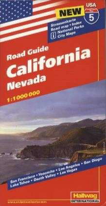 Cover for Hallwag International · California Nevada - USA Road guides (Map) (2019)