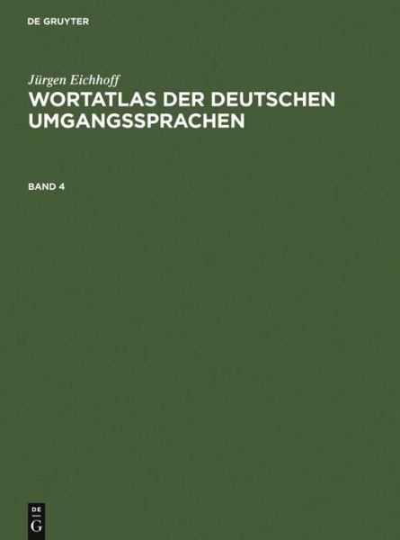 Cover for Eichhoff · Wortatlas der deutsche (Bog) (2000)