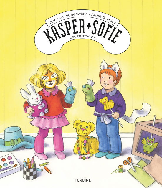 Cover for Tor Åge Bringsværd · Kasper og Sofie: Kasper og Sofie leger teater (Hardcover Book) [1. Painos] (2019)