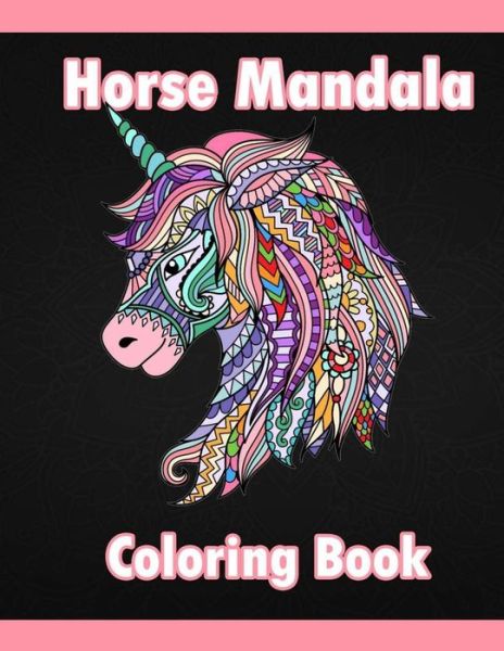 Cover for Cheval C0l · Horse Mandala Coloring Book (Paperback Bog) (2020)