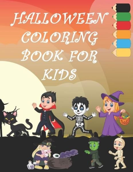 Cover for Fun Publishing · Halloween Coloring Book for Kids. (Paperback Bog) (2020)