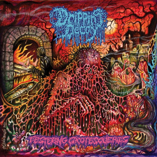 Cover for Dripping Decay · Festering Grotesqueries (LP) [Coloured edition] (2023)