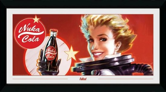 Fallout: Nuka Cola Ad (30Mm Black) (Stampa In Cornice 50x100 Cm) -  - Merchandise - Gb Eye - 5028486395569 - 