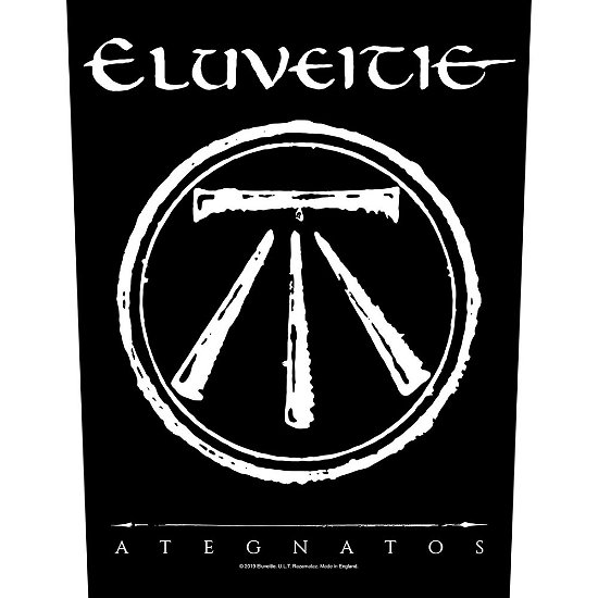 Eluveitie Back Patch: Ategnatos - Eluveitie - Merchandise -  - 5055339794569 - 