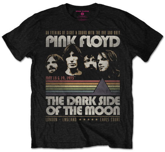 Pink Floyd Unisex T-Shirt: Vintage Stripes - Pink Floyd - Marchandise - PINK FLOYD - 5055979925569 - 