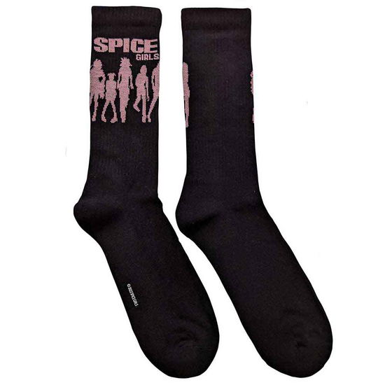 Cover for Spice Girls - The · The Spice Girls Unisex Ankle Socks: Silhouette (UK Size 7 - 11) (Klær) [size M]