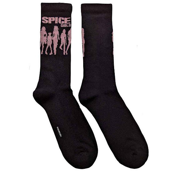 Cover for Spice Girls - The · The Spice Girls Unisex Ankle Socks: Silhouette (UK Size 7 - 11) (Bekleidung) [size M]