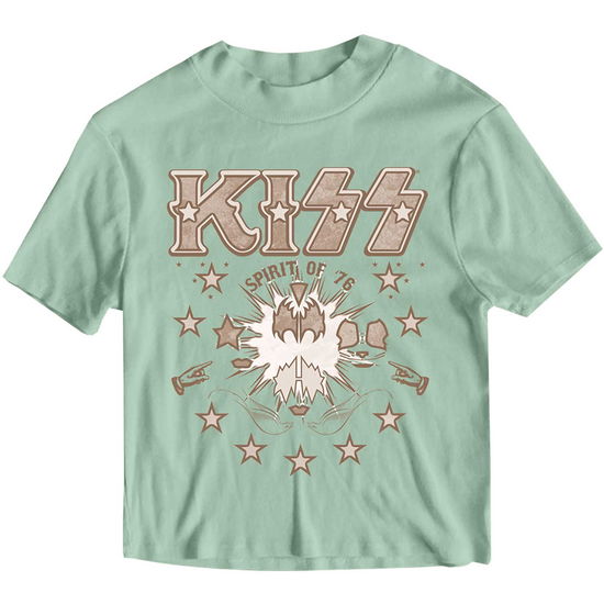 KISS Ladies Crop Top: Spirit of '76 - Kiss - Merchandise -  - 5056561073569 - 