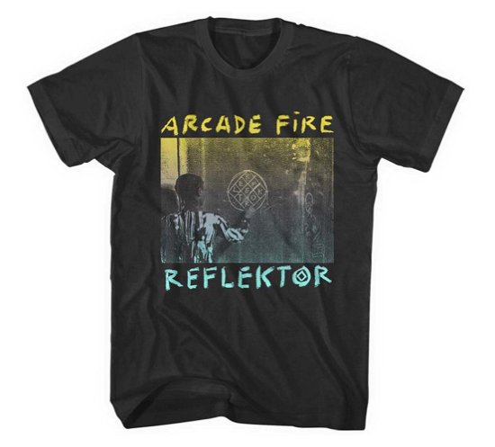 Cover for Arcade Fire · Black Reflektor (T-shirt) [size XL] (2016)