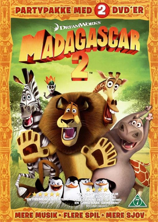 Cover for Madagascar 2 · Madagascar 2: the Crate Escape 2-disk (DVD) (2009)
