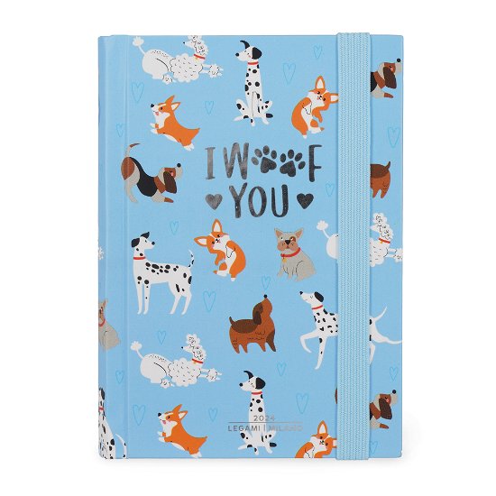 Cover for Legami · 12-month Diary - 2024 - Small Daily Diary - Dogs (Taschenbuch) (2023)