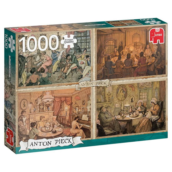 Anton Pieck - Living Room Entertaiment ( 1000 Pcs ) - Puzzle - Merchandise - Jumbo - 8710126188569 - 