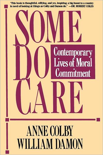 Cover for William Damon · Some Do Care (Pocketbok) (1994)