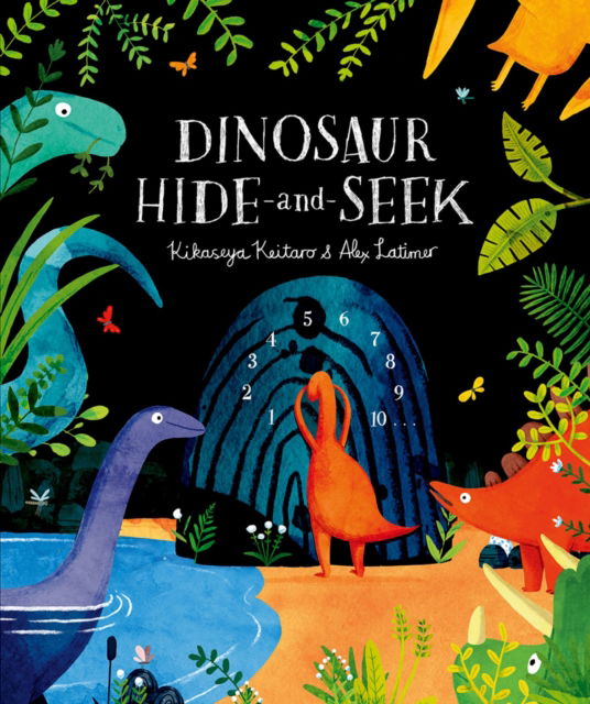 Cover for Kikaseya Keitaro · Dinosaur Hide-and-Seek: A Prehistoric Search-and-Find Picture Book (Paperback Book) (2025)