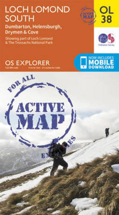 Cover for Ordnance Survey · Loch Lomond South, Dumbarton &amp; Helensburgh, Drymen &amp; Cove - OS Explorer Map Active (Map) [May 2015 edition] (2015)