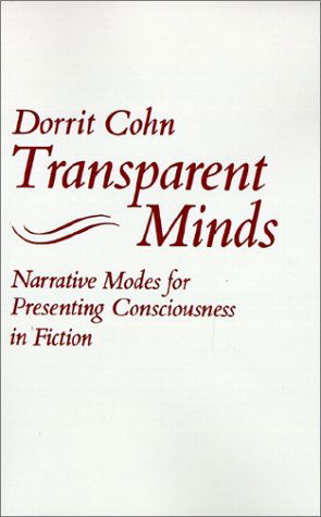 Cover for Dorrit Claire Cohn · Transparent Minds: Narrative Modes for Presenting Consciousness in Fiction (Paperback Book) [Reprint edition] (1984)