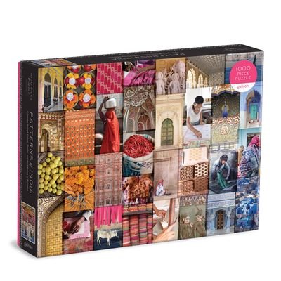 Cover for Galison · Patterns of India: A Journey Through Colors, Textiles and the Vibrancy of Rajasthan 1000 Piece Puzzle (SPILL) (2021)