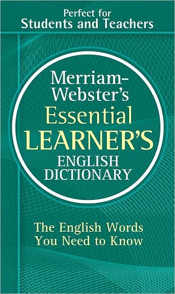 Cover for Merriam-webster · M-W Essential Learner's English Dictionary (Paperback Book) (2010)