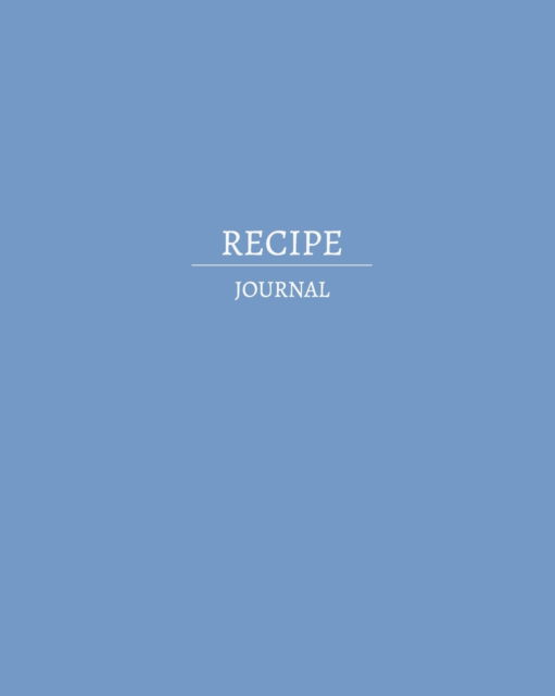 Cover for Bchc · Recipe Journal (Taschenbuch) (2021)