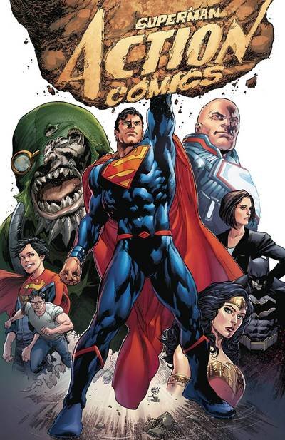 Cover for Dan Jurgens · Superman: Action Comics: The Rebirth Deluxe Edition Book 1 (Rebirth) (Innbunden bok) [De Luxe edition] (2017)