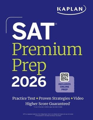 Cover for Kaplan Test Prep · SAT Premium Prep 2026 - Kaplan Test Prep (Paperback Book) (2025)