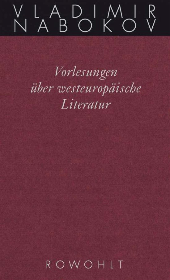 Cover for Nabokov · Vorles.ü.westeurop. Literatur (Bog)