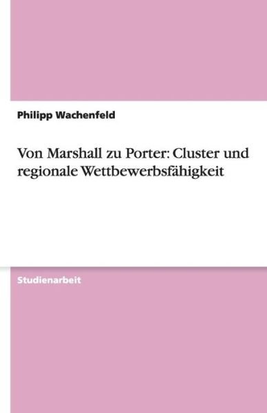 Cover for Wachenfeld · Von Marshall zu Porter: Clus (Buch) (2009)