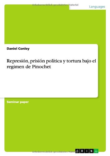 Cover for Conley · Represión, prisión política y to (Book) [Spanish edition] (2010)