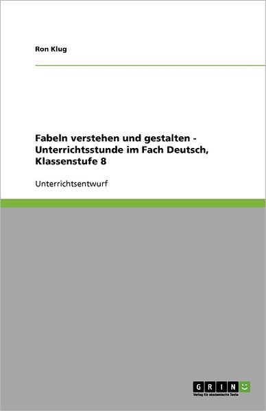 Cover for Klug · Fabeln verstehen und gestalten - U (Book) (2010)