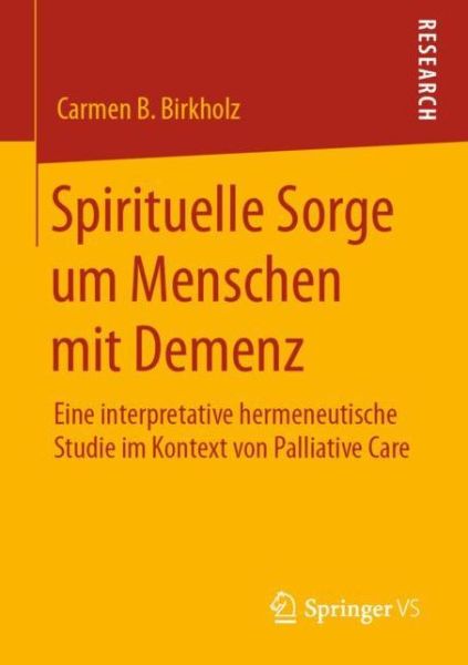 Cover for Birkholz · Spirituelle Sorge um Menschen (Book) (2020)