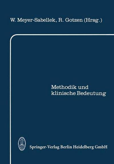 Cover for W Meyer-sabellek · Indirekte 24-stunden Blutdruckmessung: Methodik Und Klinische Bedeutung (Paperback Bog) (2014)