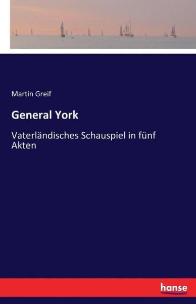 Cover for Greif · General York (Bog) (2016)