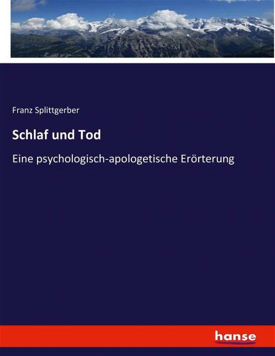 Cover for Splittgerber · Schlaf und Tod (Bog) (2020)